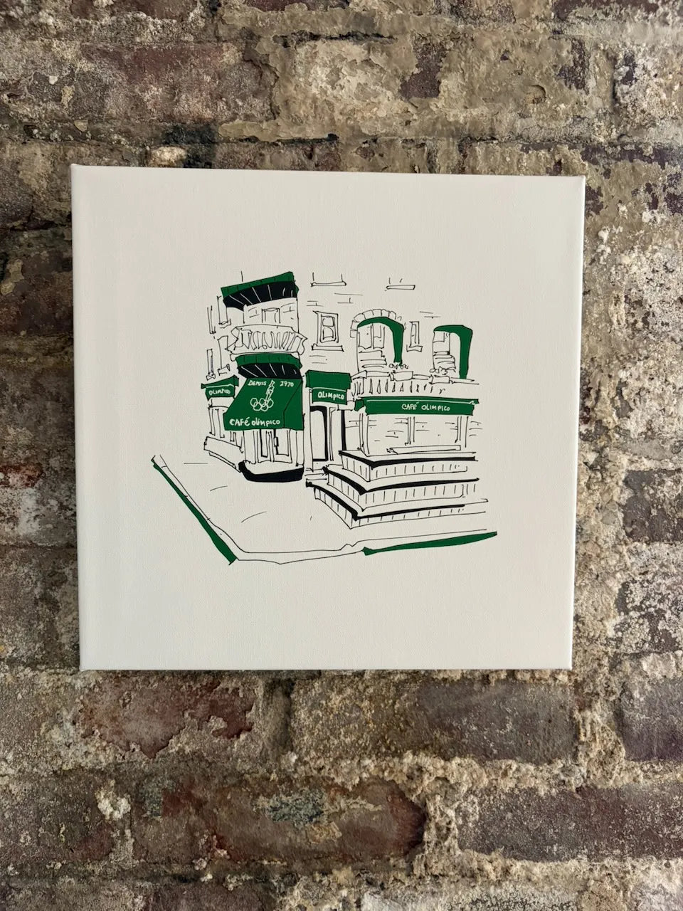 Café Olimpico Charity Canvas