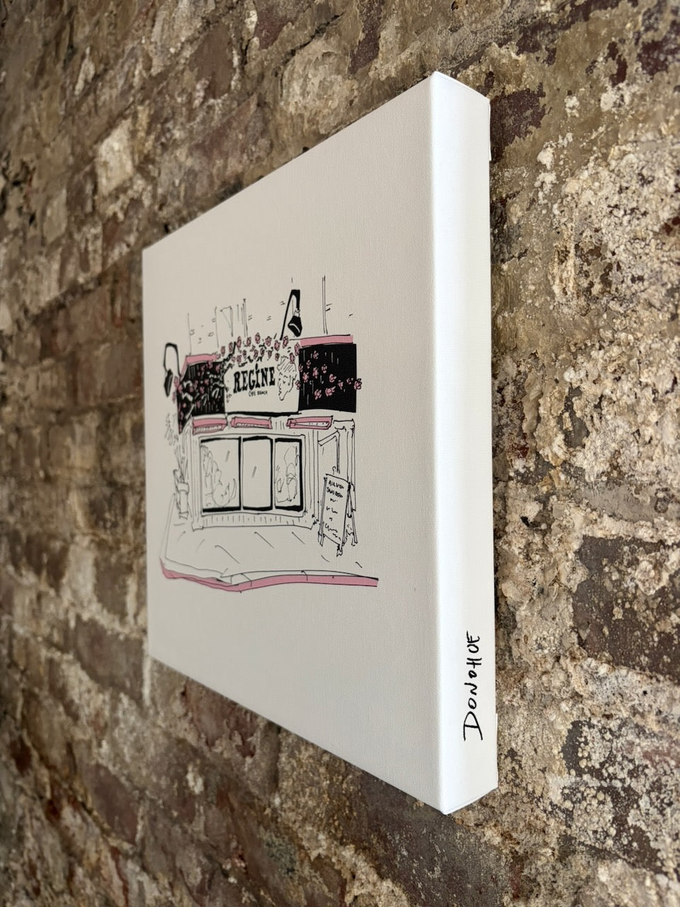 Régine Café Charity Canvas