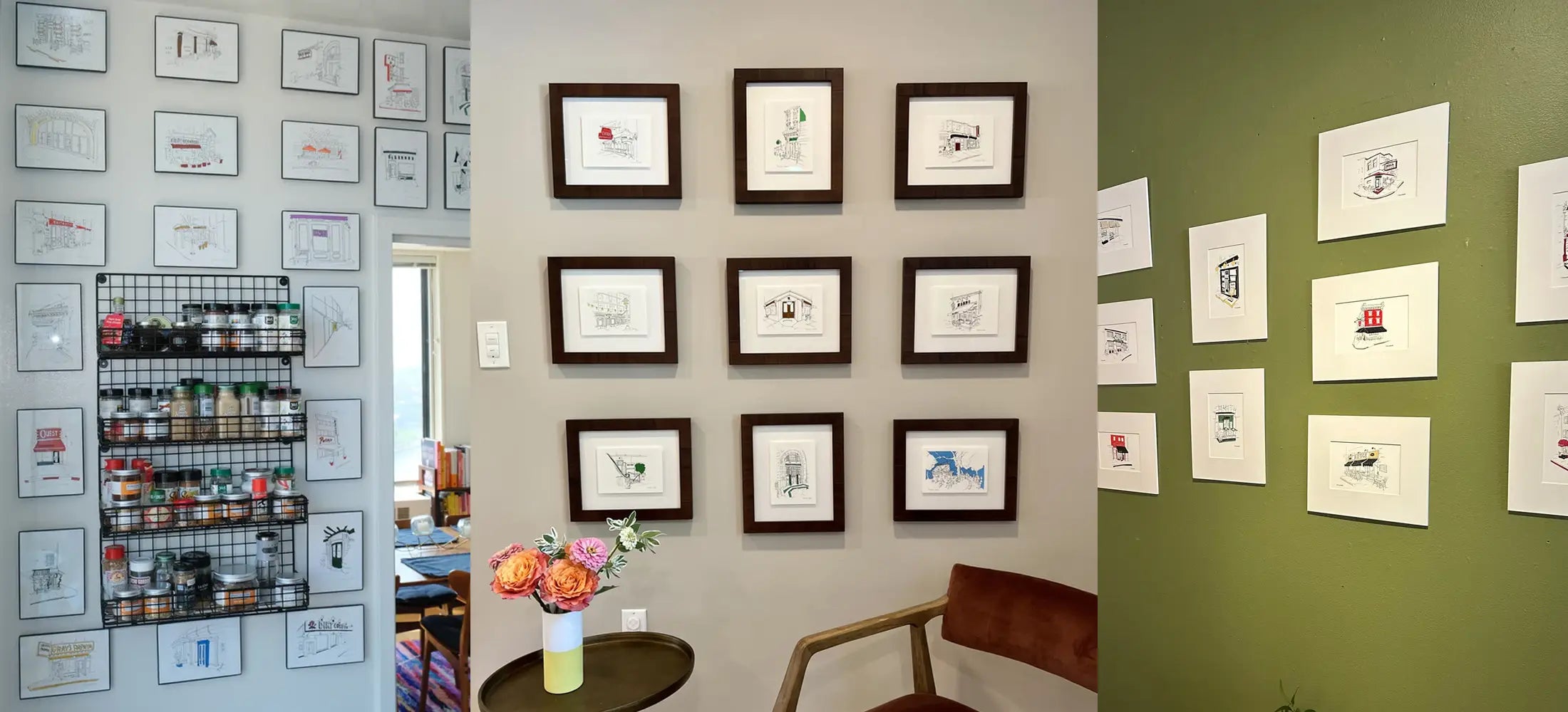 wall of testimonials