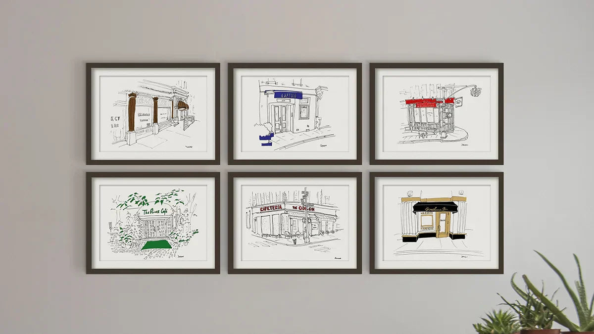 Art, Gratitude, and Giving Back: Why These Hand-Drawn Restaurant Prints Matter