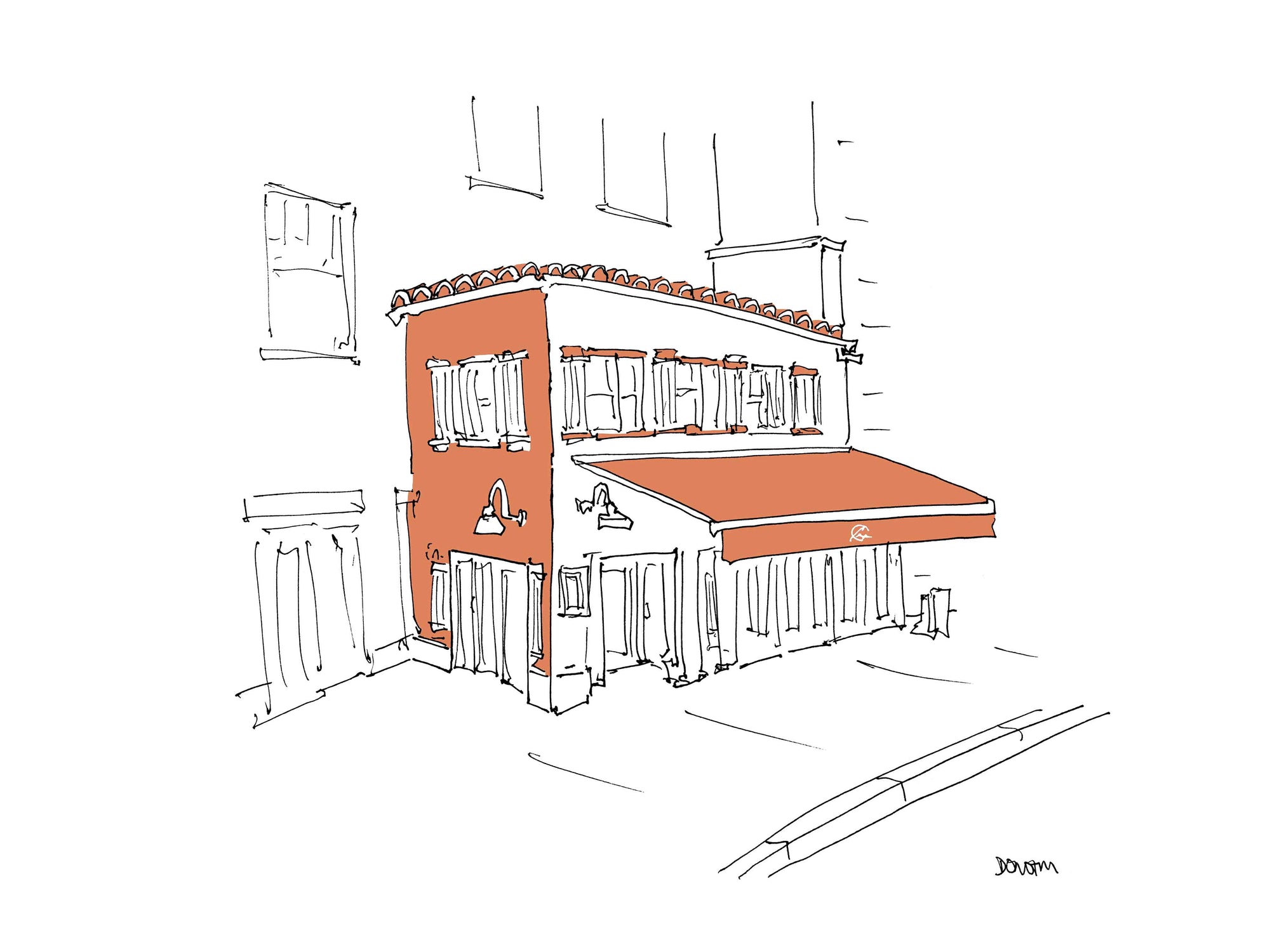 
          
            ciano hand drawn restaurant print
          
        