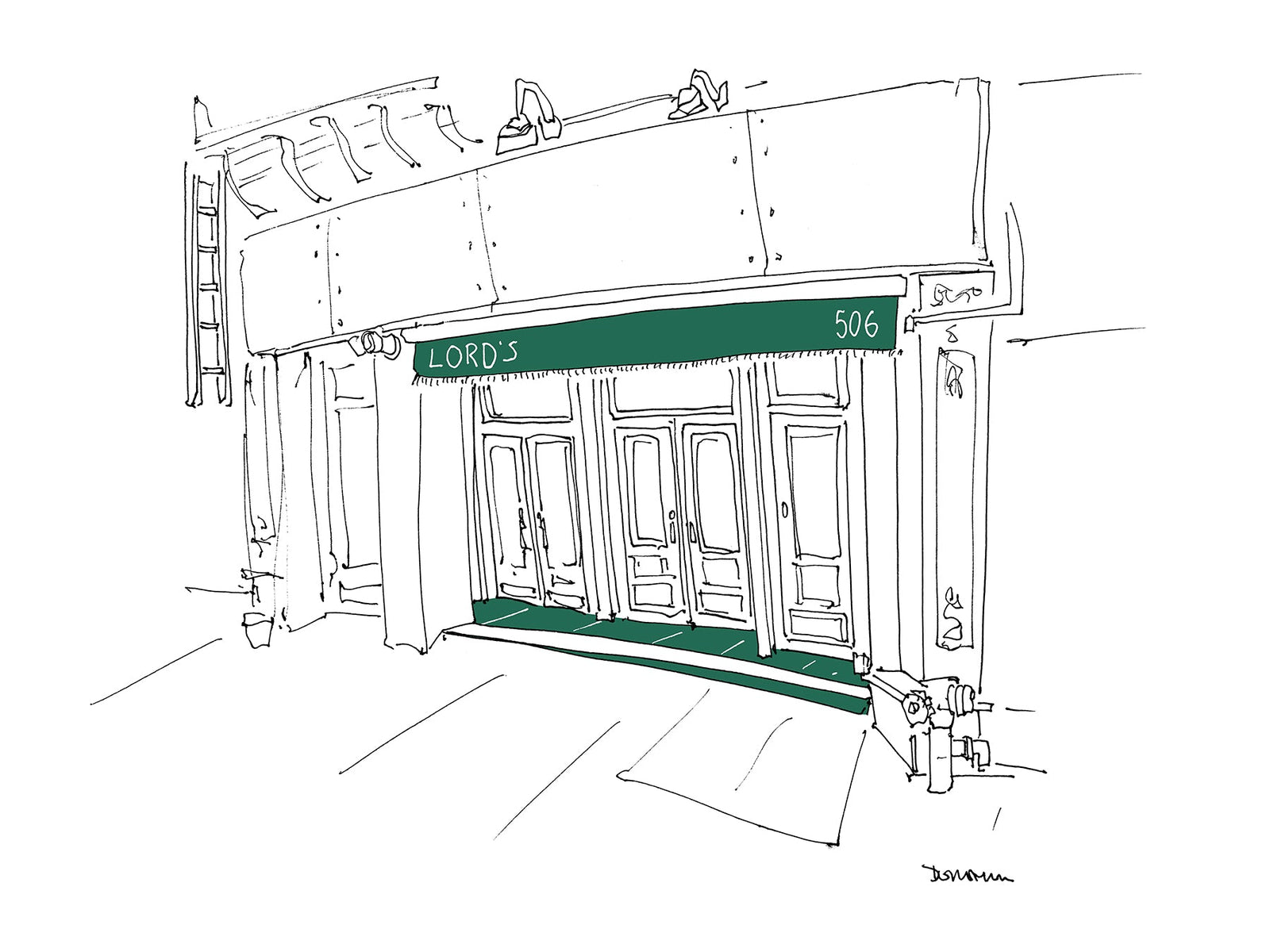 
          
            Lord's Hand Drawn Print
          
        