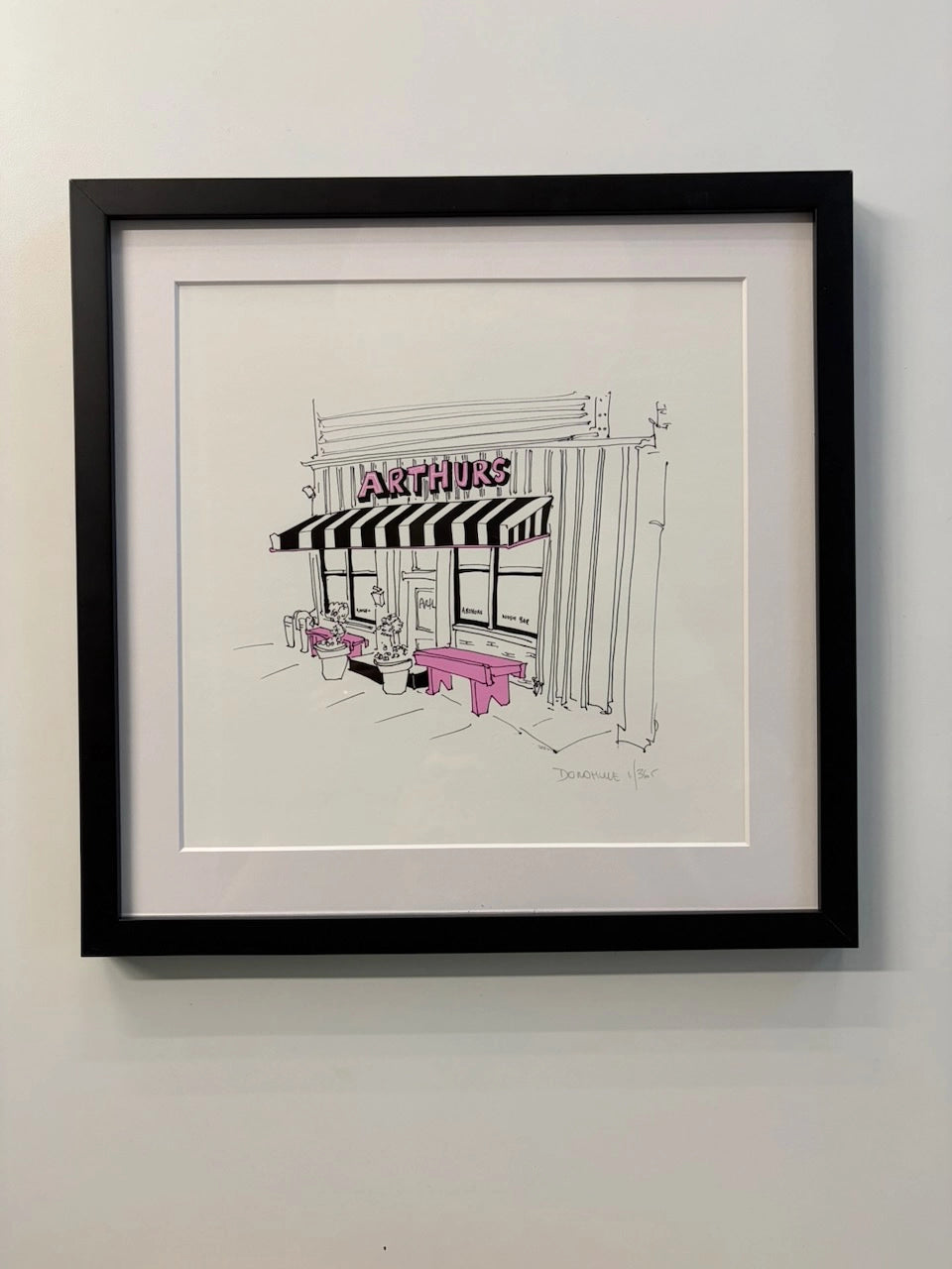Arthurs Nosh Bar Charity Print
