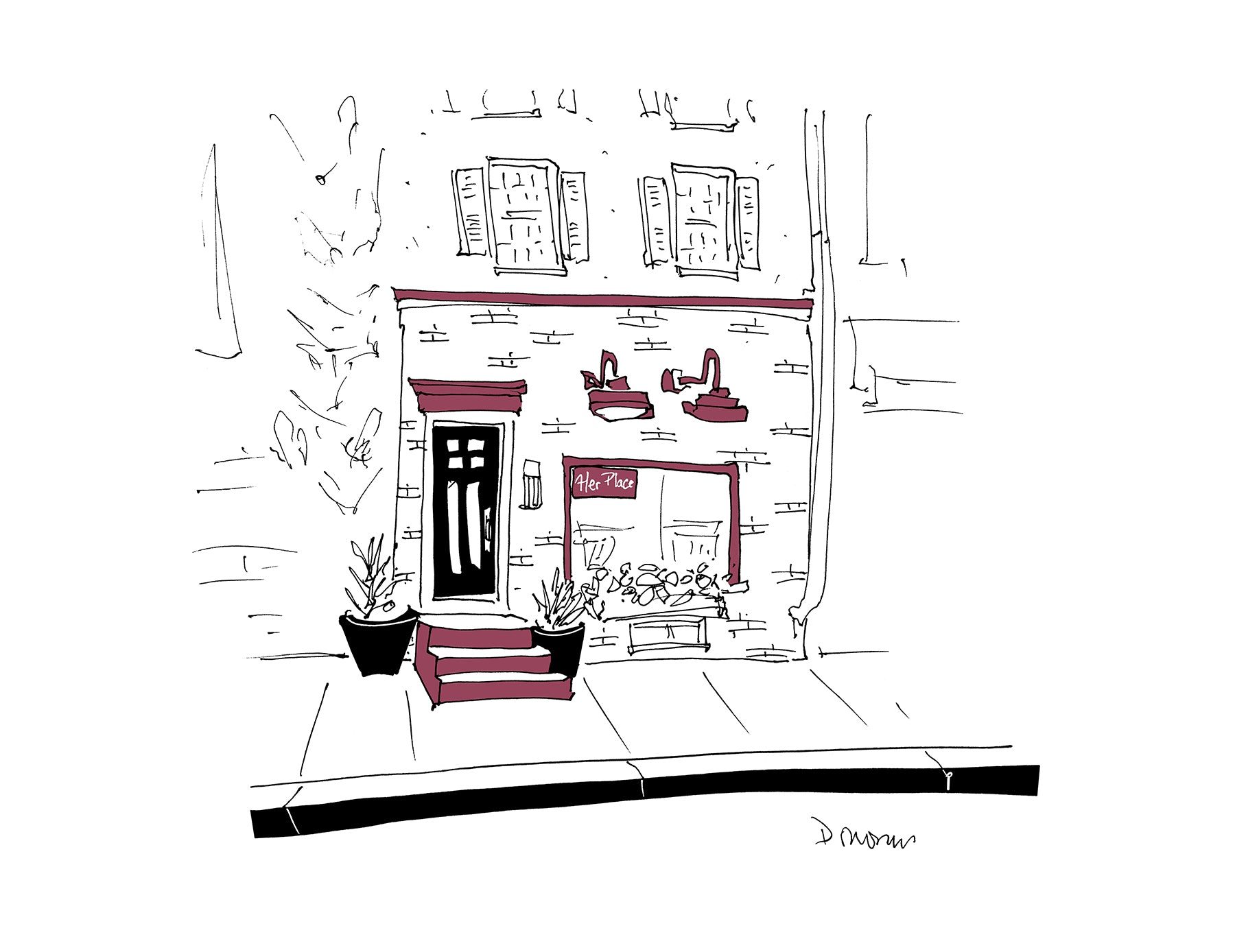 Her Place Supper Club Charity Canvas