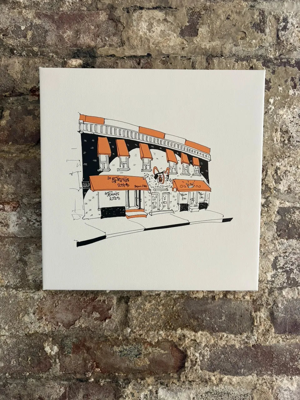 Restaurant La Banquise Charity Canvas