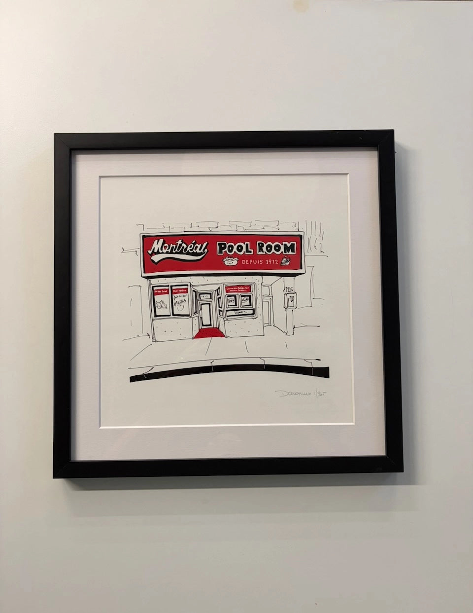 Montréal Pool Room Charity Print