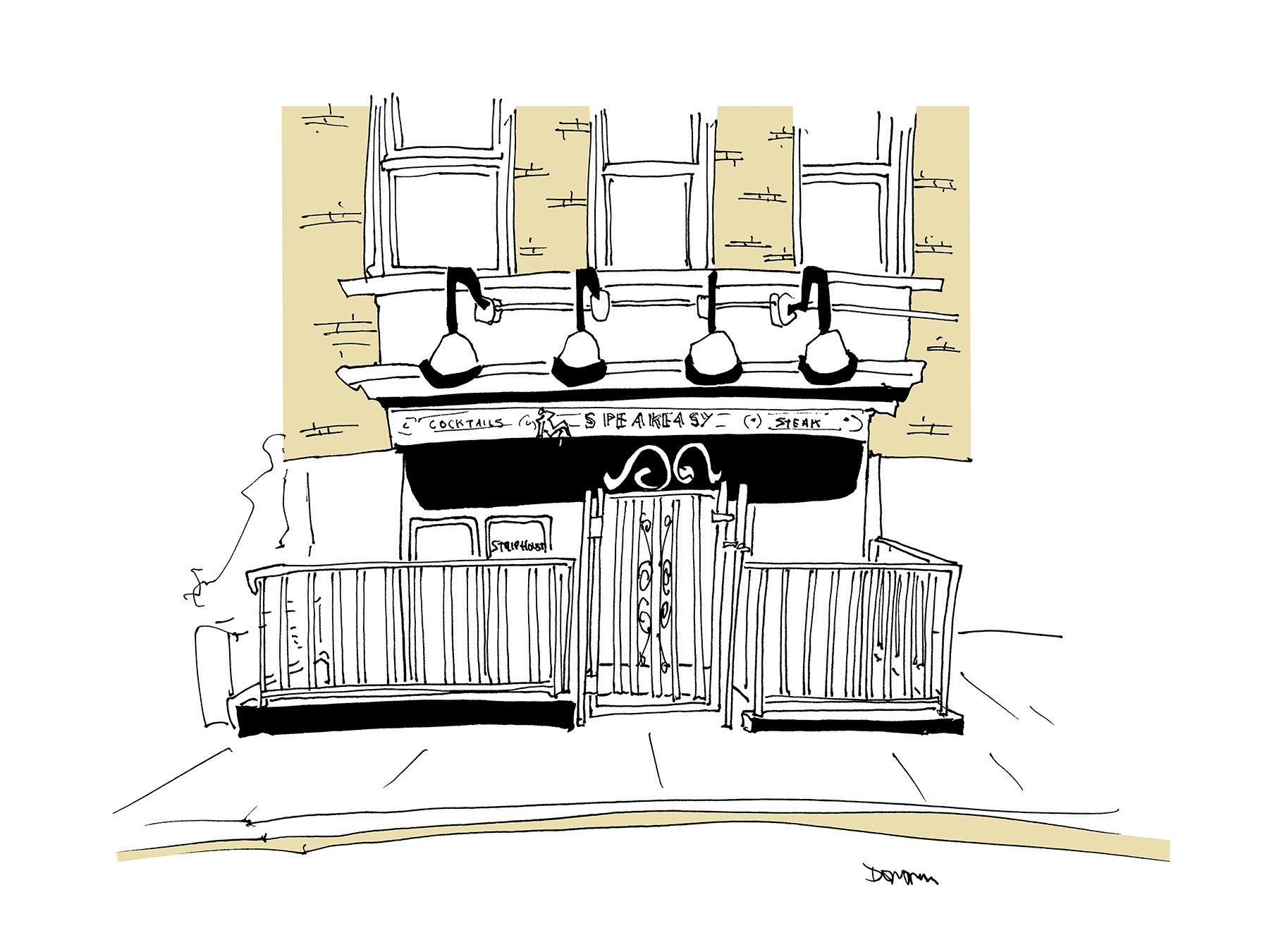 Strip House Speakeasy All The Restaurants