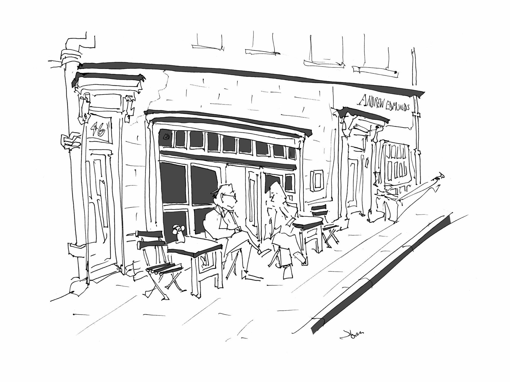 Artist trying to sketch every restaurant in New York City