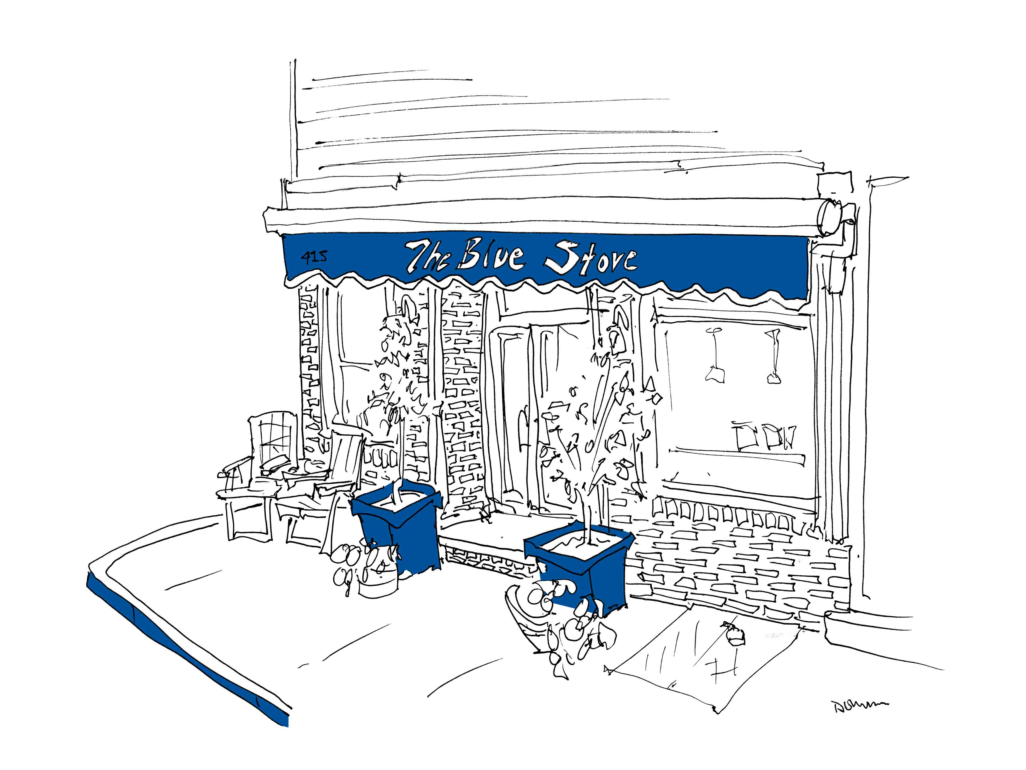 The Blue Stove
