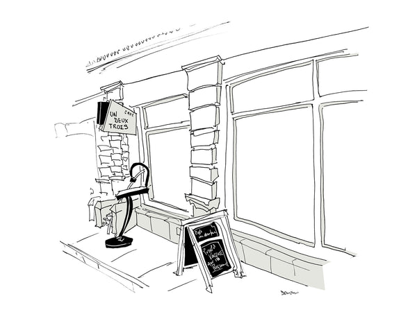 Cafe Un Deux Trois drawing